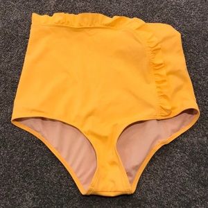 Kortni Jeane Ruffle Bottoms in Marigold